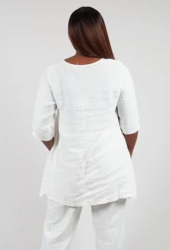 Thing Dresses^Linen Tunic in Off White