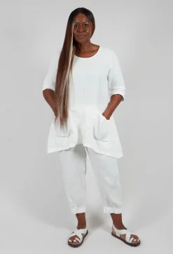 Thing Dresses^Linen Tunic in Off White