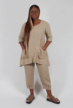 Thing Dresses^Linen Tunic in Putty