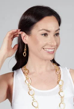 Bender Schmuck Earrings^Link Chain Earrings in Gold Plated
