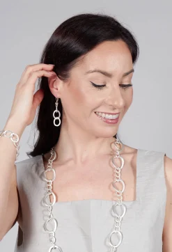Bender Schmuck Earrings^Link Chain Earrings in Silver Plated