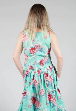 Ewa I Walla Tops^Livia Top in Turquoise Flower