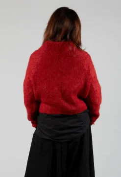 Fringe Knitwear|Jumpers^Lola Sweater in Red