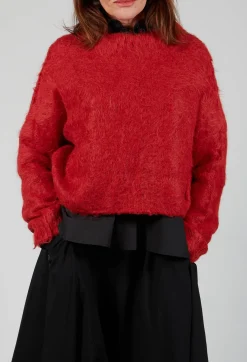 Fringe Knitwear|Jumpers^Lola Sweater in Red