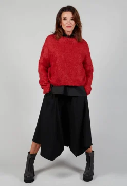Fringe Knitwear|Jumpers^Lola Sweater in Red