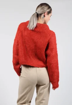 Fringe Knitwear|Jumpers^Lola Sweater in Red
