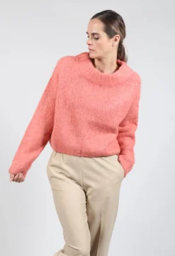 Fringe Jumpers|Knitwear^Lola Sweater in Salmon
