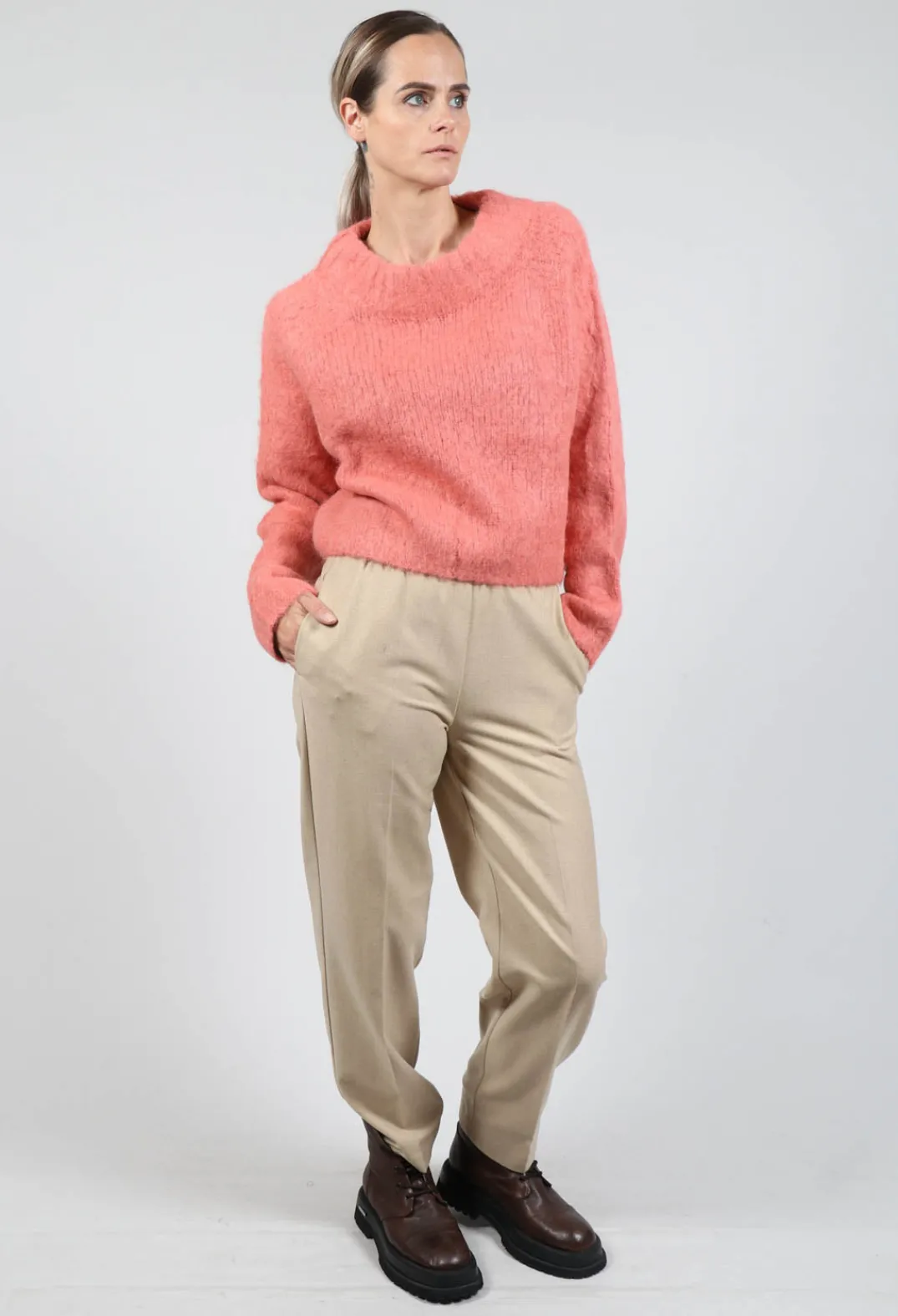 Fringe Jumpers|Knitwear^Lola Sweater in Salmon
