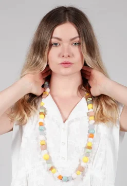 Nu Necklaces^Long Beaded Necklace in Multicolour
