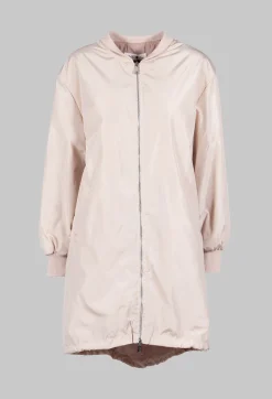 Amici Jackets^Long Bomber Jacket in Powder