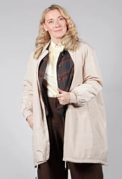 Amici Jackets^Long Bomber Jacket in Powder
