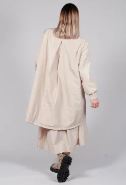 Amici Jackets^Long Bomber Jacket in Powder