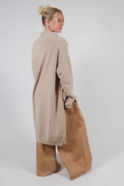 Sarah Pacini Cardigans^Long Cardigan in Beige