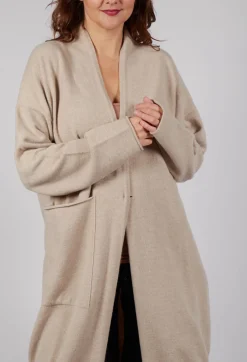 Sarah Pacini Cardigans^Long Cardigan in Beige