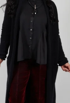 Pal Offner Cardigans^Long Cardigan in Black