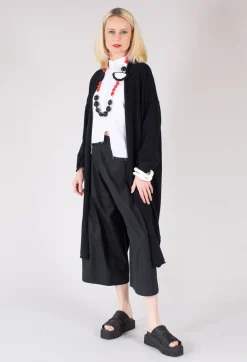 Isabel Benenato Cardigans^Long Cardigan in Black