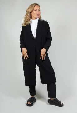 Isabel Benenato Cardigans^Long Cardigan in Black