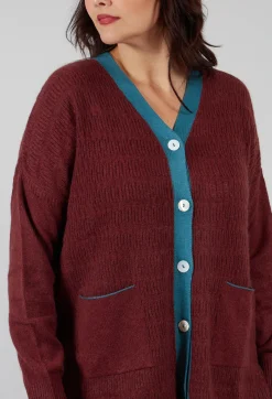 Traces of Me Cardigans^Long Cardigan in Hollister Steel