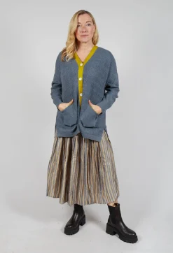 Traces of Me Cardigans^Long Cardigan in Jacaranda Weed
