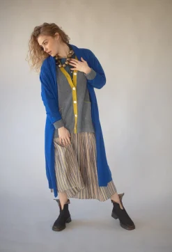 Traces of Me Cardigans^Long Cardigan in Jacaranda Weed