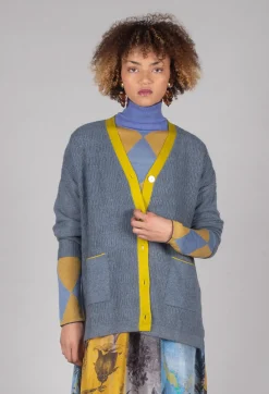 Traces of Me Cardigans^Long Cardigan in Jacaranda Weed