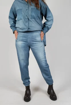 Elemente Clemente Trousers^Long Geishan Trousers in Denim
