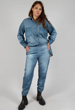Elemente Clemente Trousers^Long Geishan Trousers in Denim