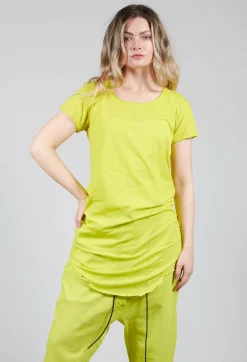 Rundholz Dip T-shirts^Long Length Short Sleeved T Shirt in Spring