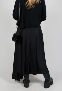 Sarah Pacini Skirts^Long Pleated Skirt in Black