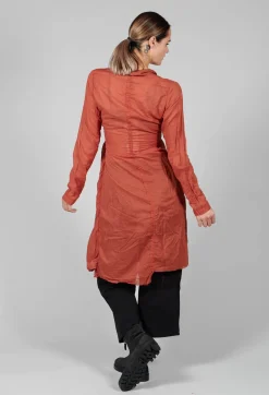 Pal Offner Shirts & Blouses^Long Sheer Shirt in Picante