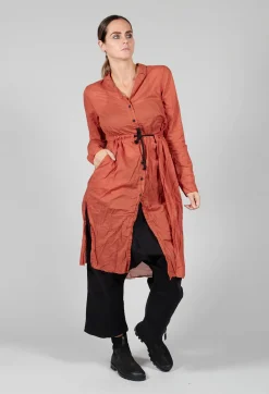 Pal Offner Shirts & Blouses^Long Sheer Shirt in Picante