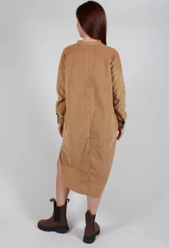 Album Di Famiglia Dresses^Long Shirt Dress V in Sugar