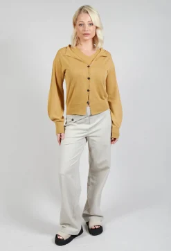 Sarah Pacini Cardigans^Long Sleeve Cardigan in Mustard