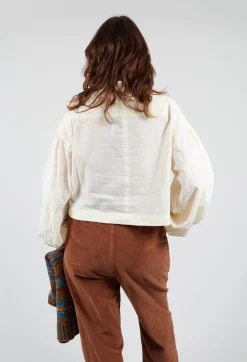 Umit Unal Shirts & Blouses^Long Sleeve Cotton Shirt in Cream