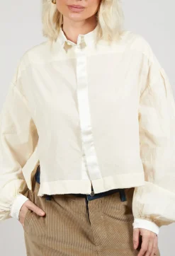 Umit Unal Shirts & Blouses^Long Sleeve Cotton Shirt in Cream