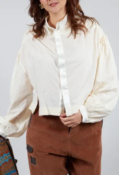 Umit Unal Shirts & Blouses^Long Sleeve Cotton Shirt in Cream