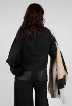 Umit Unal Shirts & Blouses^Long Sleeve Cotton Shirt in Black