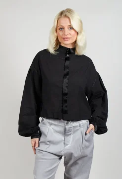 Umit Unal Shirts & Blouses^Long Sleeve Cotton Shirt in Black