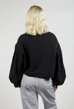 Umit Unal Shirts & Blouses^Long Sleeve Cotton Shirt in Black