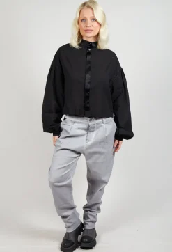 Umit Unal Shirts & Blouses^Long Sleeve Cotton Shirt in Black