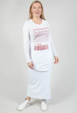 Rundholz Black Label Tops^Long Sleeve Jersey Top with Motif in Chili Print