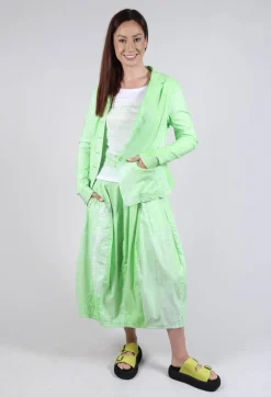 Rundholz Black Label Tops^Long Sleeve Jersey Top with Motif in Lime Print