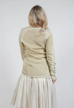 Rundholz Mainline Jumpers^Long Sleeve Metallic Knit in Gold