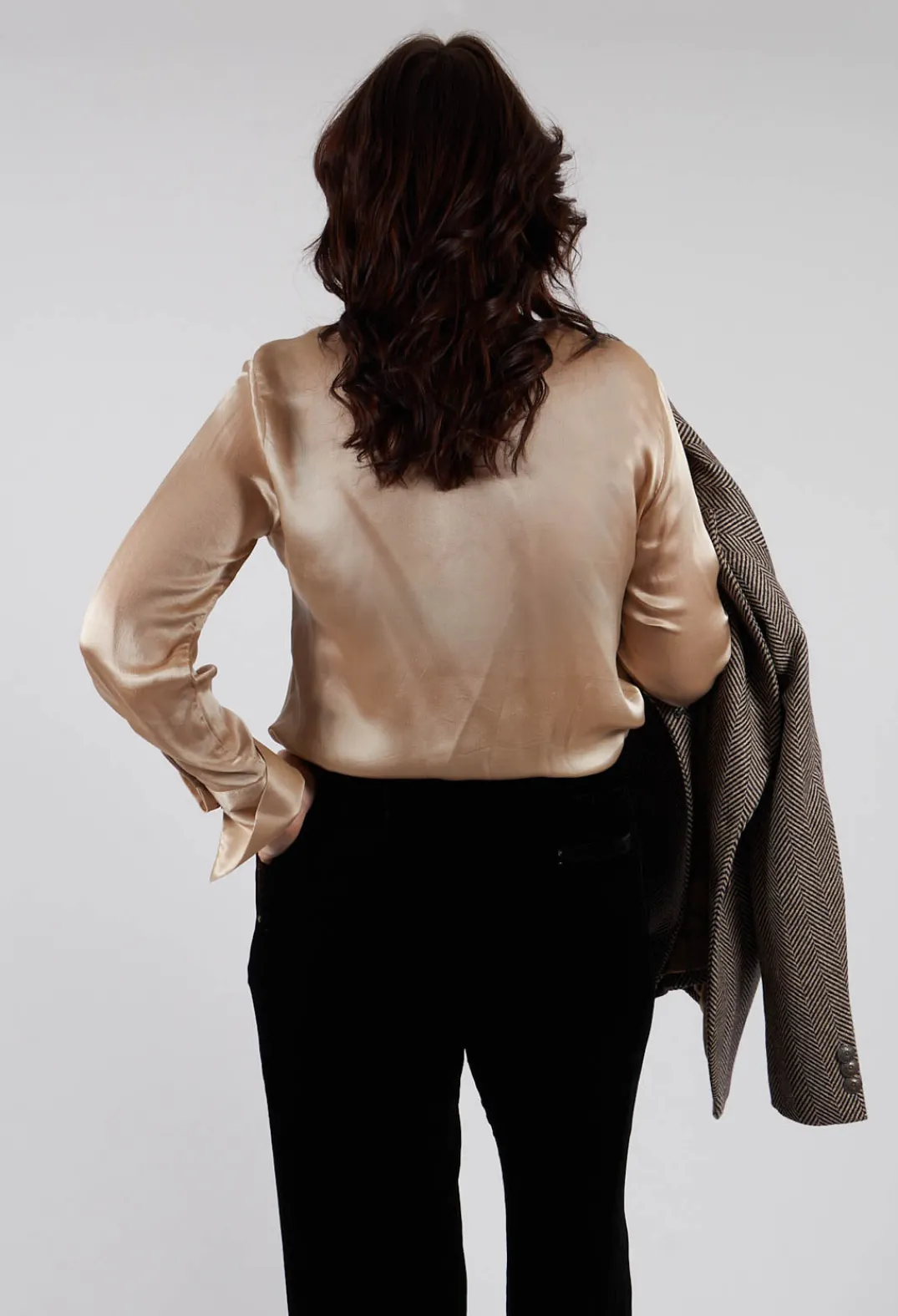 T.ba Shirts & Blouses^Long Sleeve Shirt in Champagne