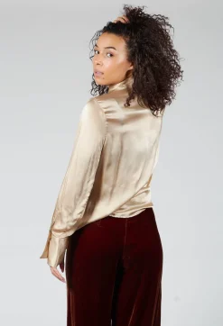 T.ba Shirts & Blouses^Long Sleeve Shirt in Champagne