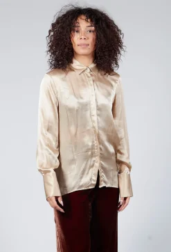 T.ba Shirts & Blouses^Long Sleeve Shirt in Champagne