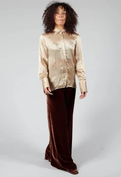 T.ba Shirts & Blouses^Long Sleeve Shirt in Champagne