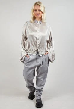 Umit Unal Shirts & Blouses^Long Sleeve Silk Shirt in Original