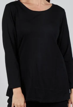 Bread and Butter Tops^Long Sleeve Top in Black