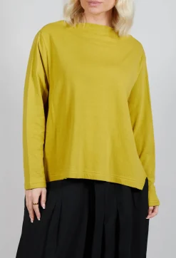 Moyuru Jumpers^Long Sleeve Top in Mustard
